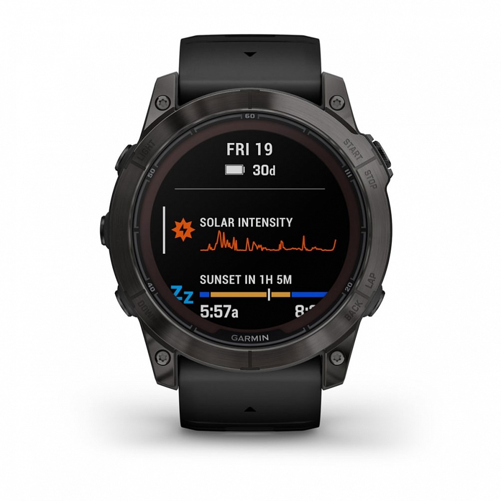 Смарт-часы Garmin Fenix 7X Pro серый матовый