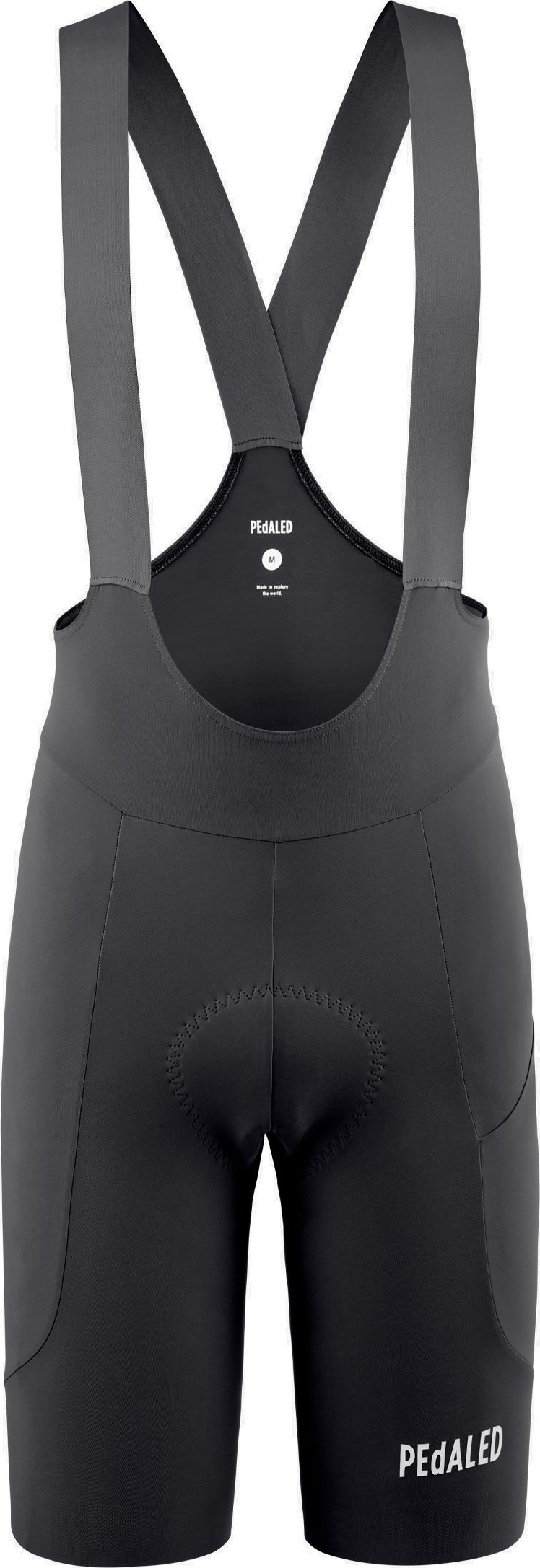 Велошорты с лямками PEdALED Element Lightweight Bib Shorts мужские (черный L) Вид №1