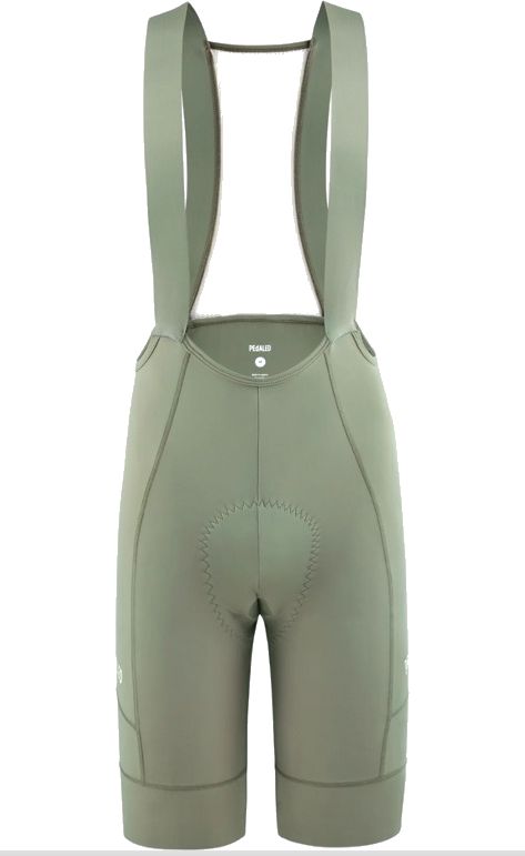 Велошорты с лямками PEdALED Element Bib Shorts мужские (зеленый L)