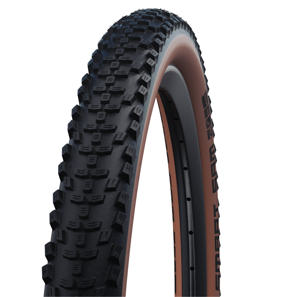 

Велопокрышка Schwalbe Smart Sam Performance DD RaceGuard 29" (черный / коричневый 29x2,60" стальной)